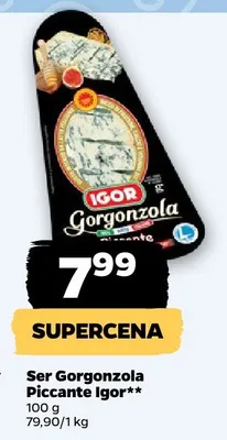 Ser Gorgonzola Piccarte promocja w Netto