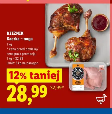 Kaczka noga Rzeźnik promocja w Lidl