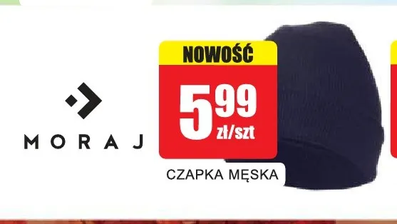 Czapka męska Moraj promocja w Bingo