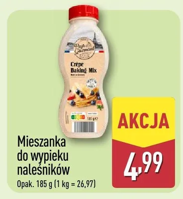 Mieszanka do wypieku naleśników promocja w Aldi