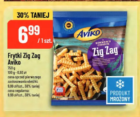 Frytki Zig Zag Aviko promocja w POLOmarket