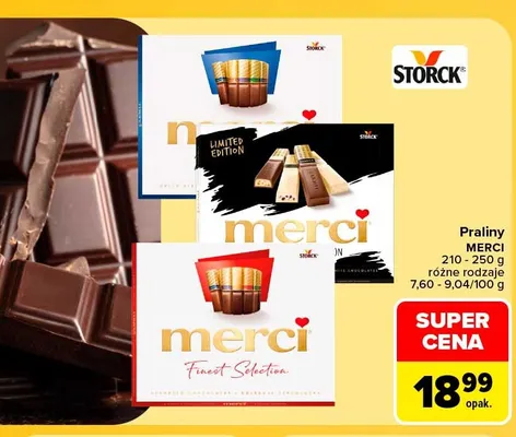 Praliny Merci Finest Selection promocja w Carrefour Market