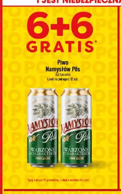 Piwo Namysłów Pils promocja w POLOmarket