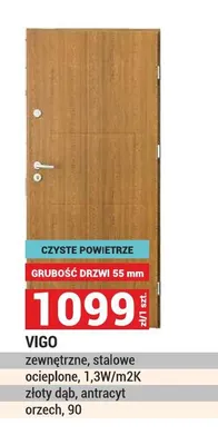 Drzwi zewnętrzne stalowe Vigo promocja w Merkury Market