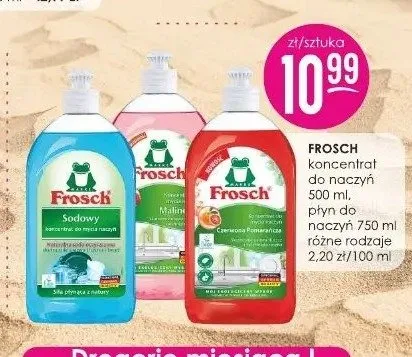 Koncentrat do naczyń Frosch Malinowy promocja w Drogerie Jasmin