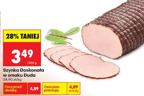 Szynka Doskonała w smaku Duda promocja w Biedronka