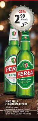 Piwo Perła Export promocja w Arhelan