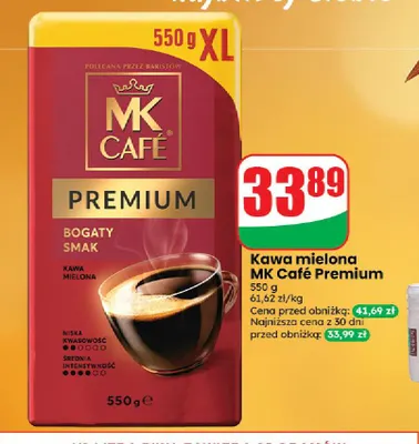 Kawa mielona MK Café Premium promocja w Dino