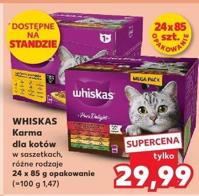 Karma dla kotów w saszetkach, różne rodzaje promocja w Kaufland