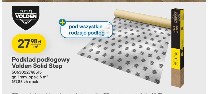 Podkład podłogowy Volden Solid Step promocja w Castorama