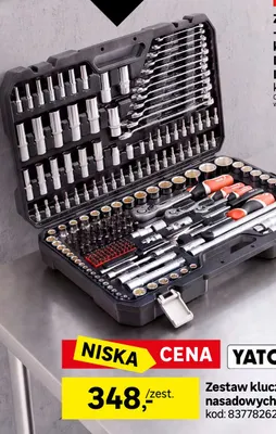 Zestaw kluczy nasadowych Yato promocja w Leroy Merlin