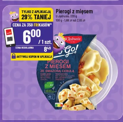 Pierogi z mięsem promocja w POLOmarket