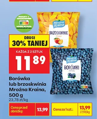 Borówka Mroźna Kraina promocja w Biedronka