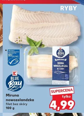 Miruna nowozelandzka filet bez skóry Blue Bay promocja w Kaufland