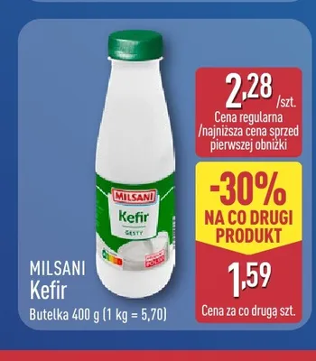 Kefir Milsani promocja w Aldi
