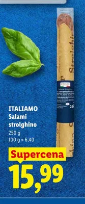 Salami strolghino ITALIAMO promocja w Lidl