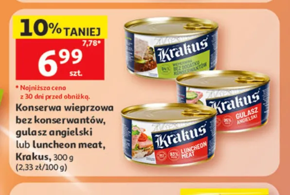 Konserwa Krakus promocja w Auchan