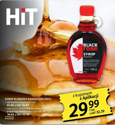 Syrop klonowy kanadyjski promocja w Selgros