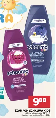 Szampon i balsam dla dzieci Schauma Kids Malina promocja w Stokrotka