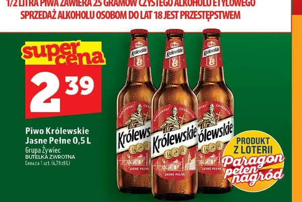 Piwo Królewskie promocja w TOPAZ