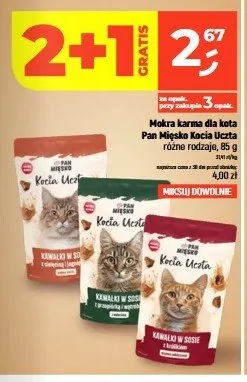 Mokra karma dla kota Pan Mięsko Kocia Uczta z królikiem promocja w Dealz