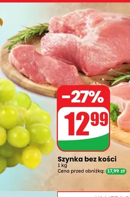 Szynka bez kości Agro Rydzyna promocja w Dino