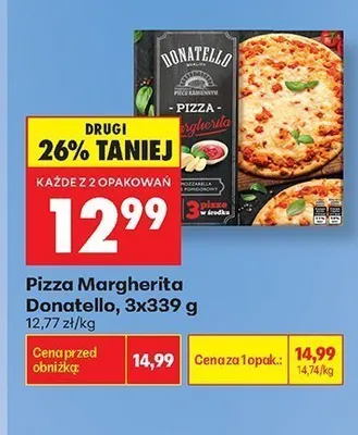 Pizza Margherita Donatello promocja w Biedronka