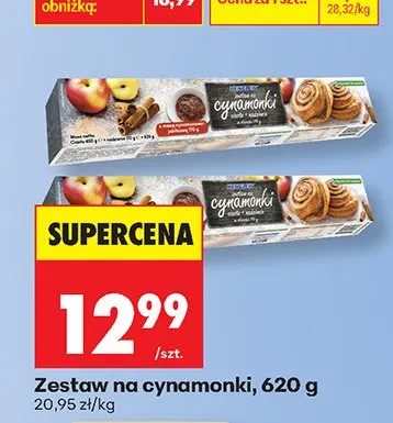 Zestaw na cynamonki promocja w Biedronka