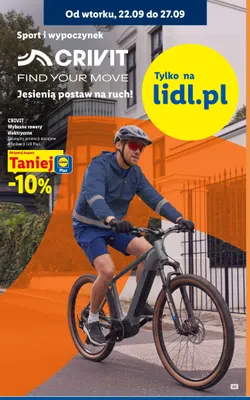 Rowery elektryczne Crivit promocja w Lidl