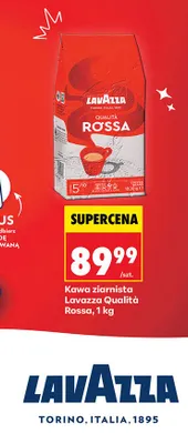 Kawa ziarnista Qualità Rossa promocja w Biedronka