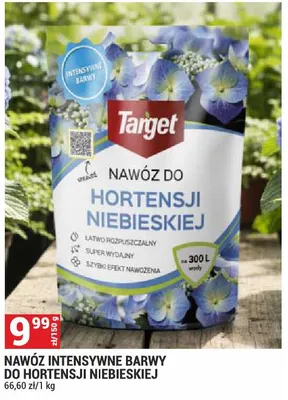Nawóz intensywne barwy do hortensji niebieskiej Target promocja w Merkury Market