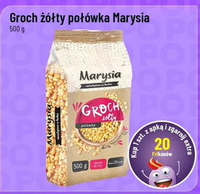 Groch żółty połówka promocja w POLOmarket