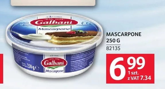 Ser Mascarpone Galbani promocja w Selgros