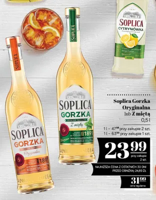 Nalewka Soplica Gorzka Oryginalna promocja w POLOmarket