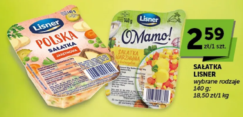 Polska Sałatka Jarzynowa Lisner promocja w ABC