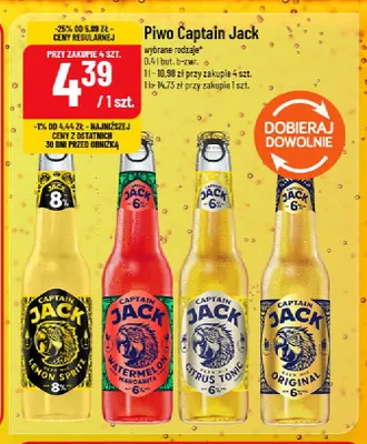 Piwo Captain Jack Original promocja w POLOmarket