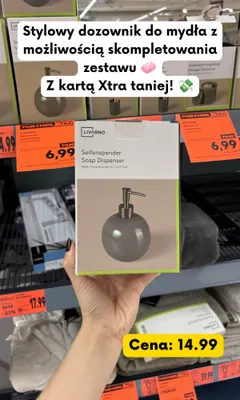 Dozownik do mydła Livarno promocja w Kaufland