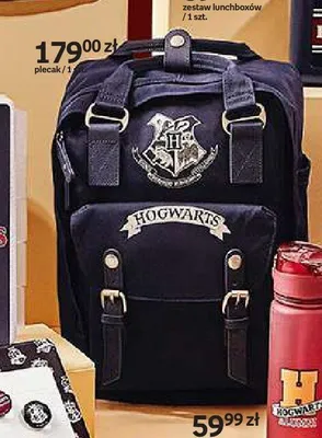 Plecak Harry Potter granatowy z herbem Hogwarts promocja w Empik