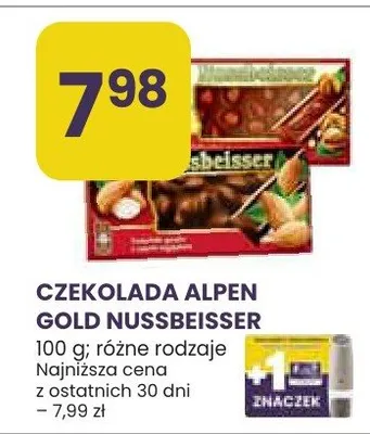 Czekolada Gold Nussbeisser promocja w Stokrotka