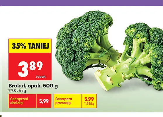 Brokuł promocja w Biedronka