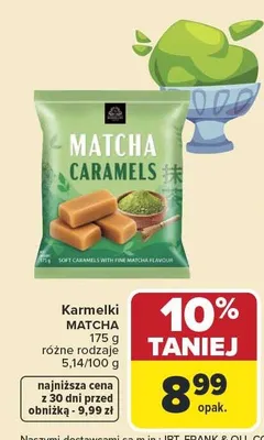 Karmelki matcha Matcha promocja w Carrefour