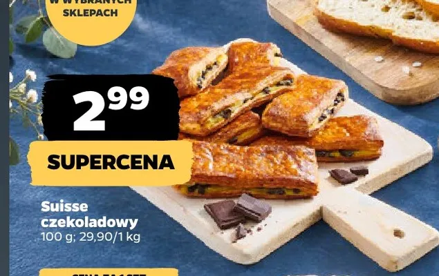 Suisse czekoladowy promocja w Netto