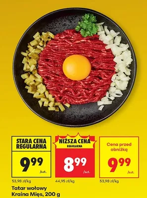 Tatar wołowy promocja w Biedronka