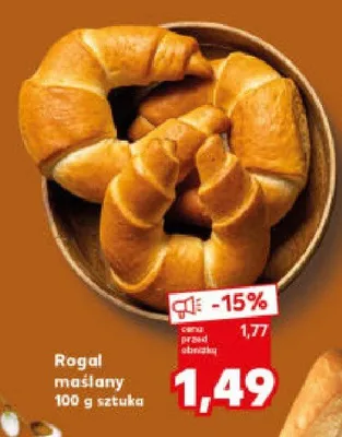Rogal maślany Kaufland promocja w Kaufland