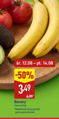 Banany promocja w Aldi