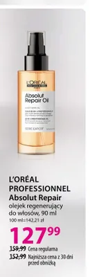 Olejek regenerujący do włosów L'Oréal Professionnel Absolut Repair promocja w Hebe
