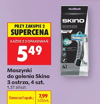 Maszynki do golenia 3 ostrza promocja w Biedronka