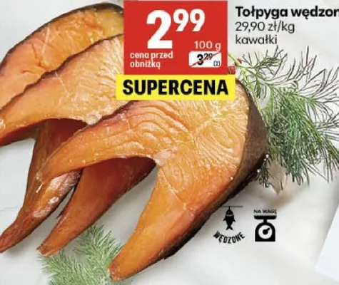 Tolpyga wędzona (kawałki) promocja w Delikatesy Centrum