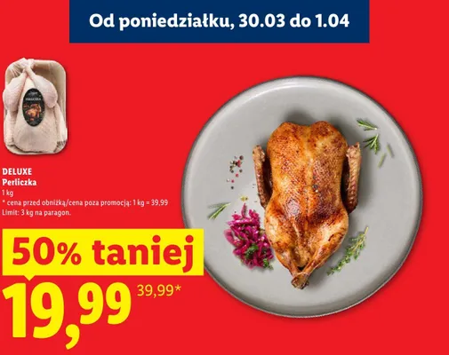 Perliczka promocja w Lidl