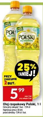 Olej rzepakowy Polski promocja w Twój Market